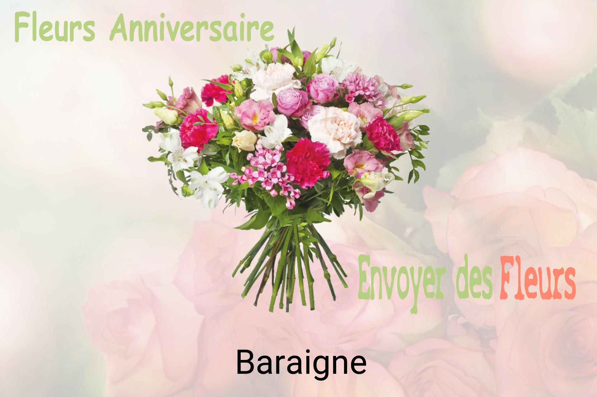 Bouquet de fleurs d’anniversaire livré à Baraigne